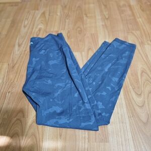 Womens Grey Camouflage Leggings
